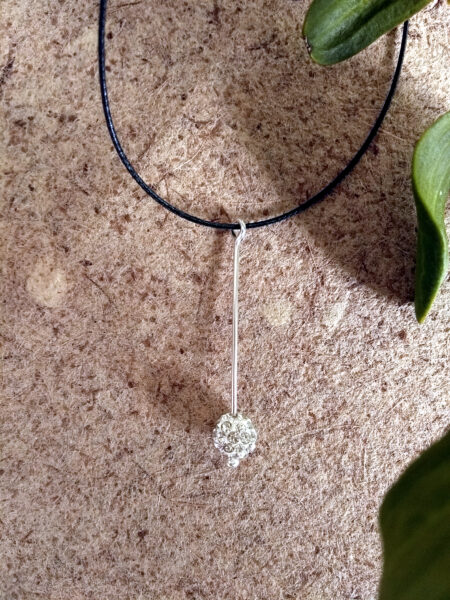 Colgante en Plata de ley con Swarovski Elements, shambala