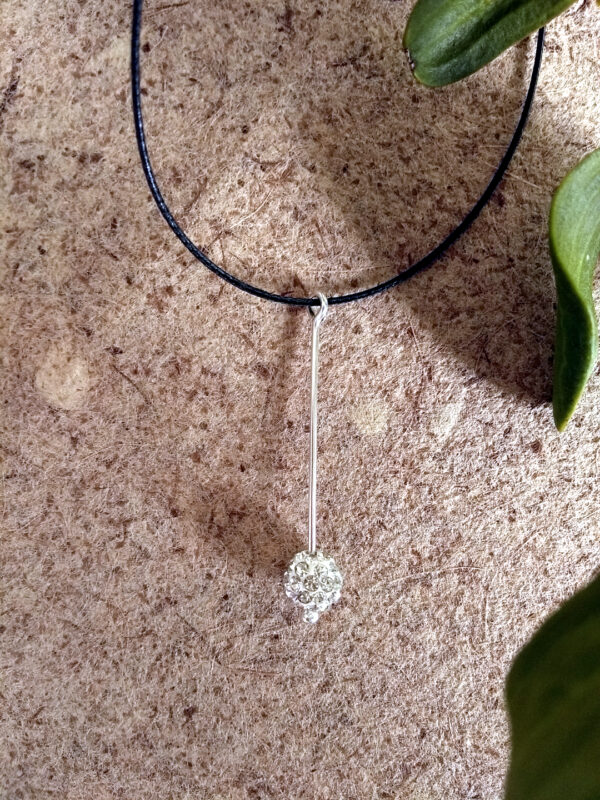 Colgante en Plata de ley con Swarovski Elements, shambala